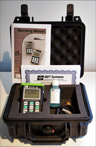 Nova TG110-DL General Purpose Ultrasonic Thickness Gauge contents of complete kit - Advanced NDT Limited