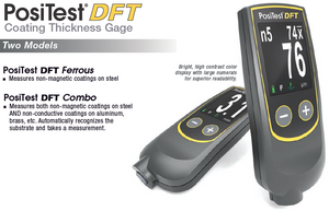 PosiTest DFT Coating Thickness Gauge Versions: DFT Ferrous or DFT Combo